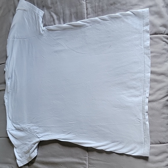 Women's Suna Cotton T-shirt,  White w/"Las Vegas" in Pink,  Size S - Picture 4 of 4